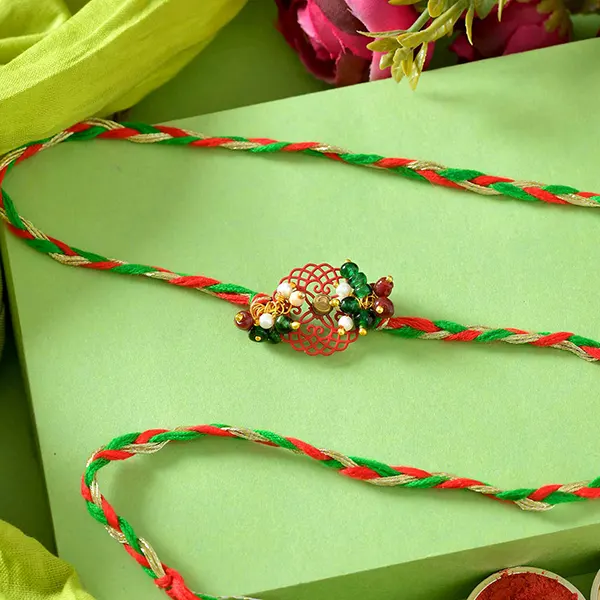 Graceful Beads Rakhi