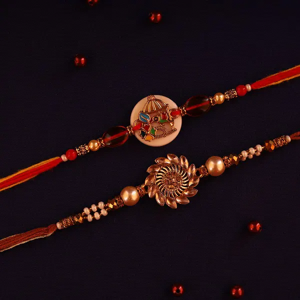 Glazed Desi Rakhi Set