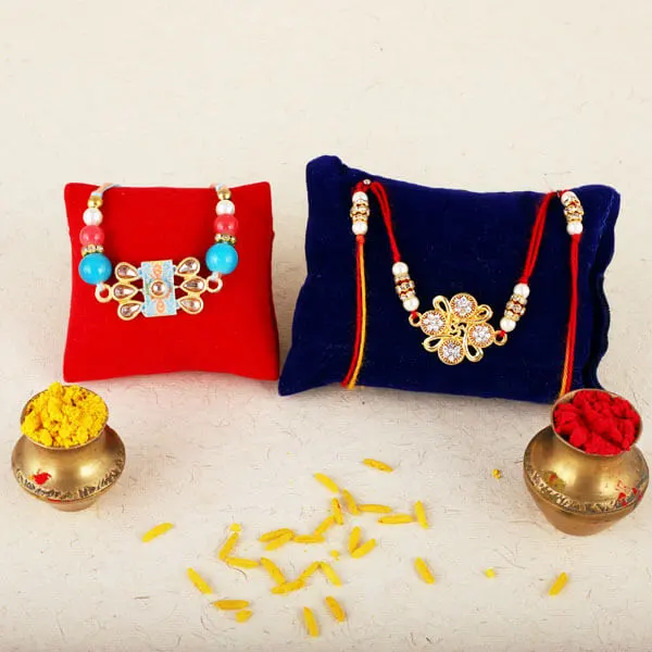 Delicate Rakhis and Rasgulla