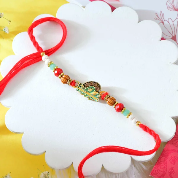 Krishna Bansuri Rakhi Gift Combo with Gourmet Hamper