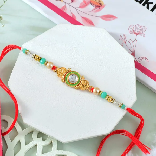 Bhaiya Rakhi Gift Combo with TimTam Choco Biscuits