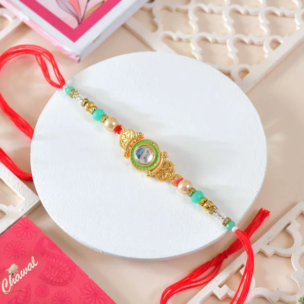 Classic Kundan Rakhi