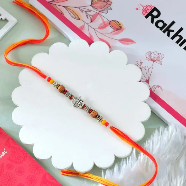 Hamsa Rakhi Gift Combo with Ferrero Rocher