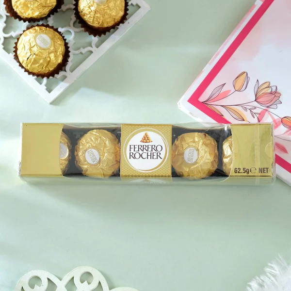 Kundan Rakhi Gift Combo with Chocolates & Dryfruits