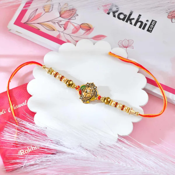 Premium Ganpati Blessings Rakhi