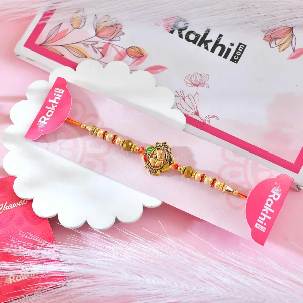 Premium Ganpati Blessings Rakhi