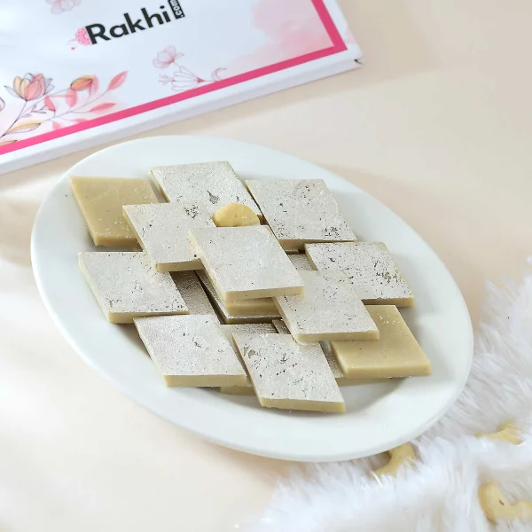 Pack of 2 Rakhi with Kaju Katli