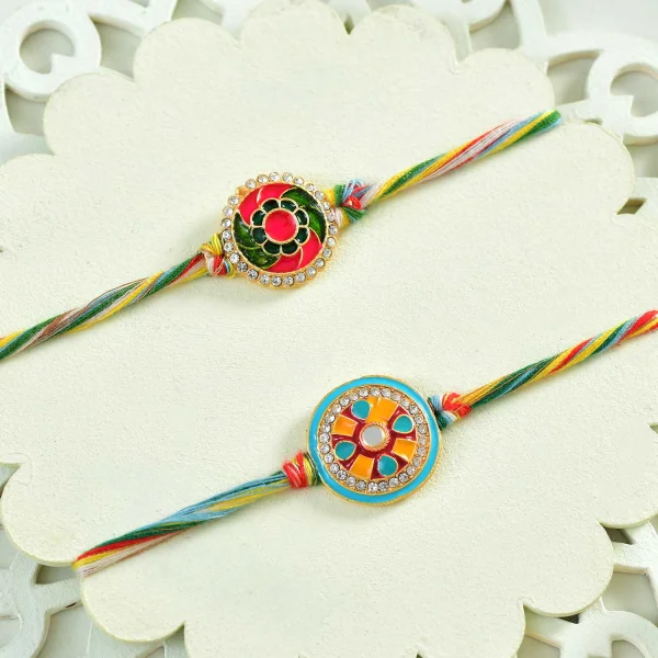 Premium A pair of Trendy Rakhi
