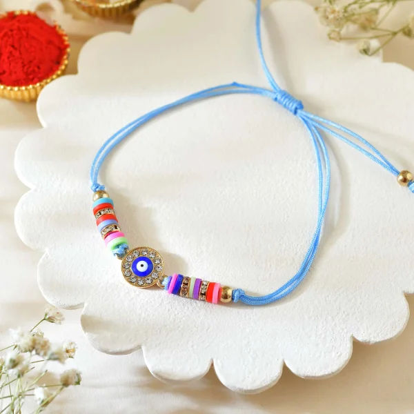 Colorful Bead Rakhi Set for Children