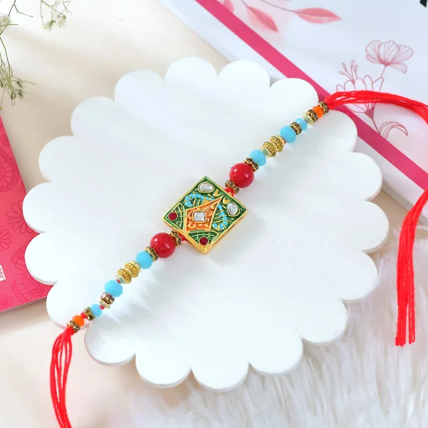 Premium Exquisite Bhaiya Bhabhi Rakhi Set