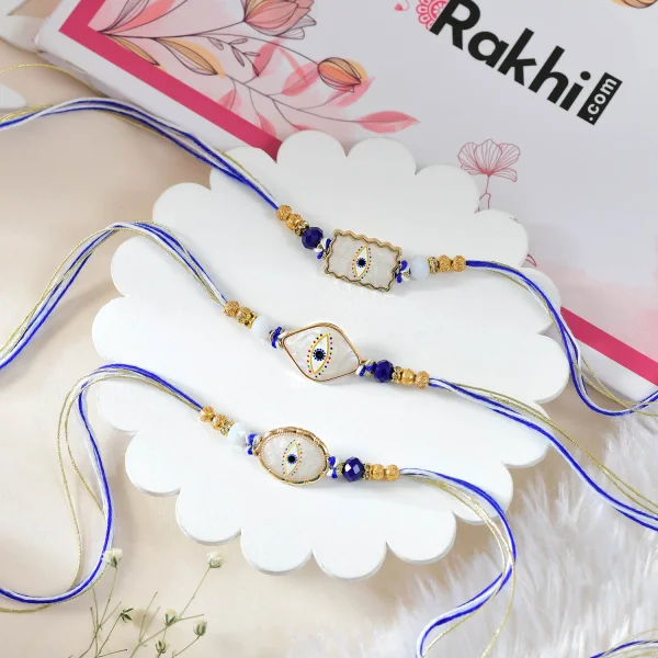Premium 3 Fancy Evil Eye Rakhi