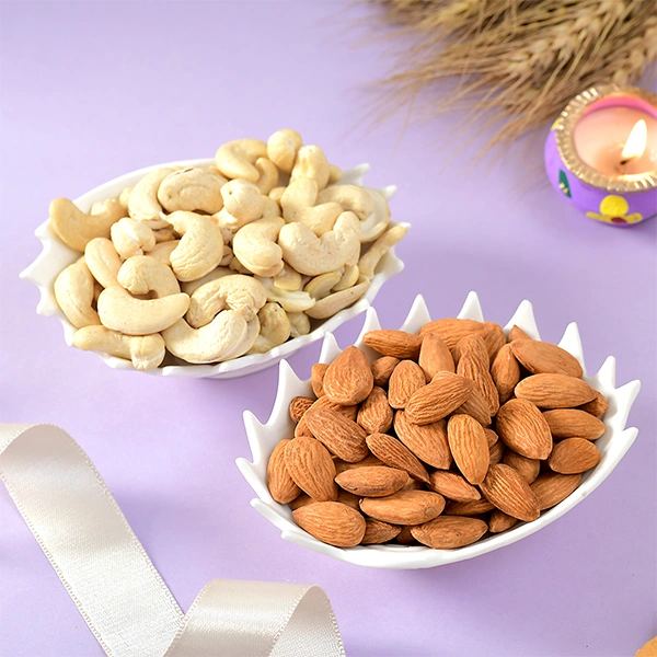Single Rakhi Thread With Sweets & Dryfruits