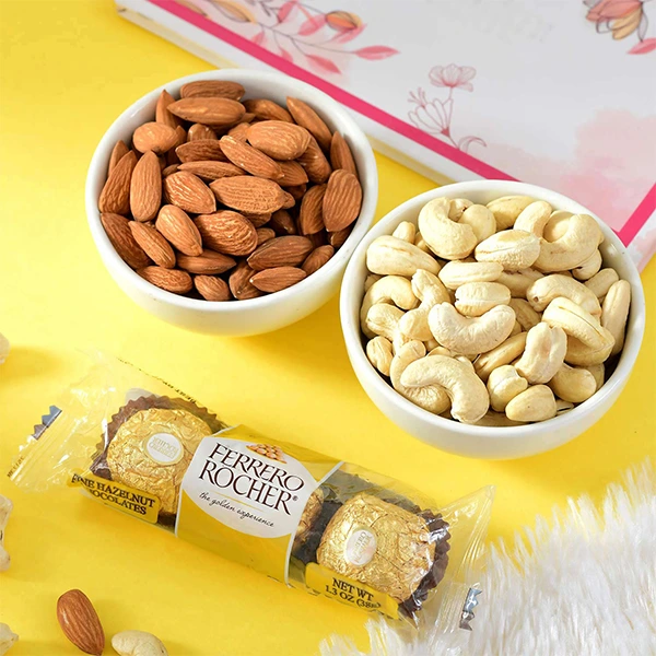 Spiritual Rakhi With Ferrero & Dryfruits