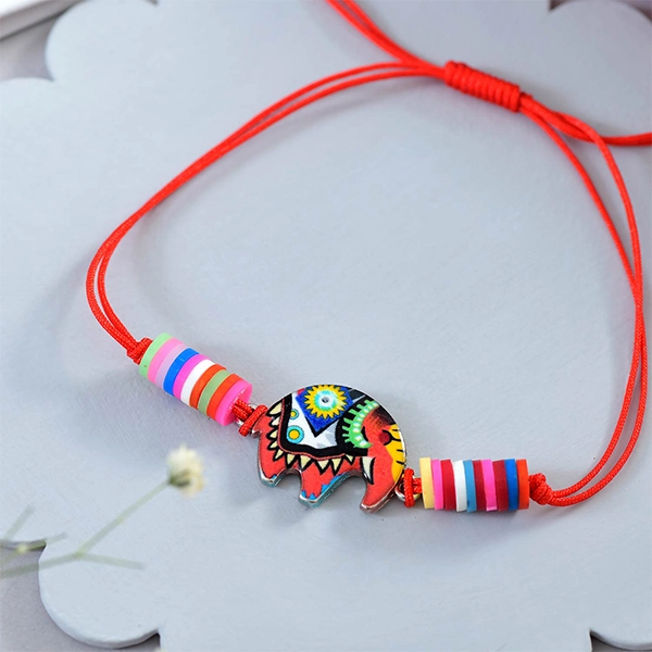 Elephant Rakhi with Lindt Chocolate