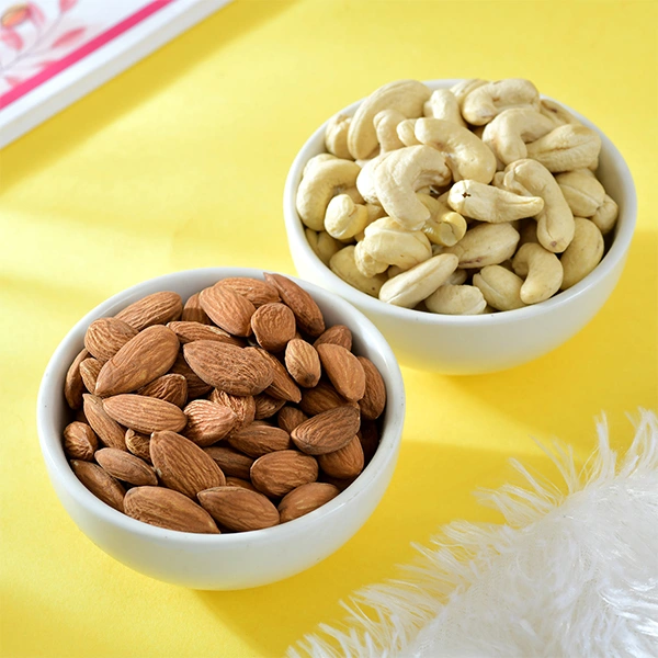 Set of Traditional Rakhi With Assorted Dryfruits