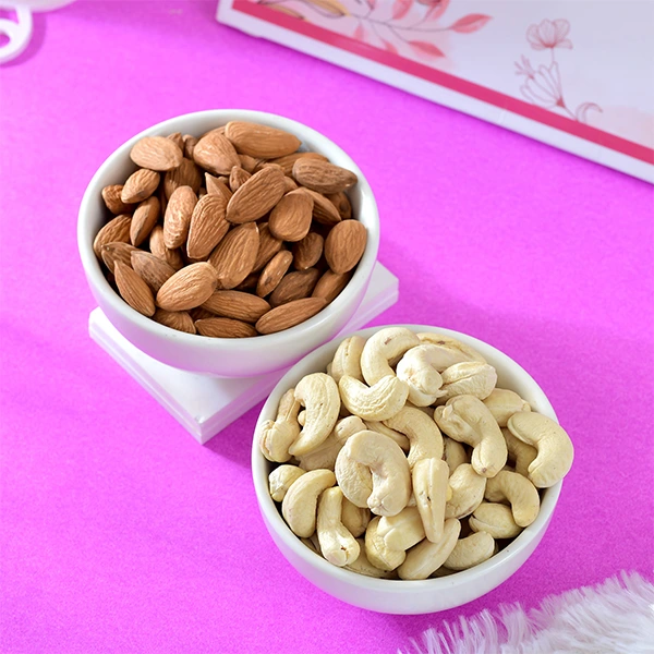 Traditional Bead & Stone Rakhi Set with Assorted Dryfruits