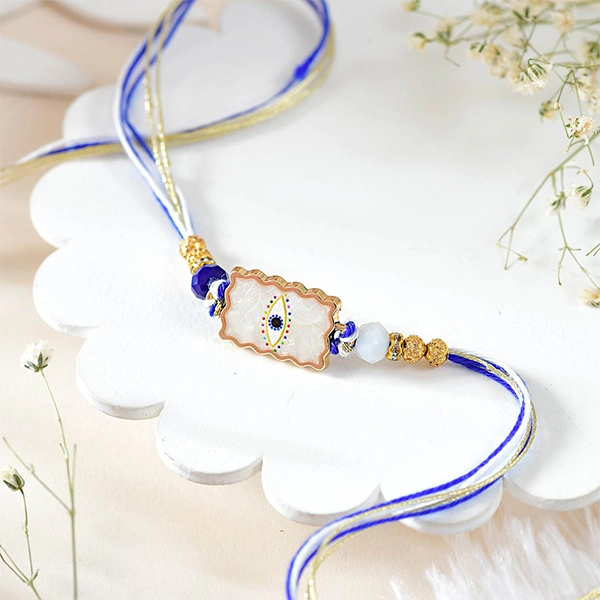 Elegant Evil Eye Rakhi Set