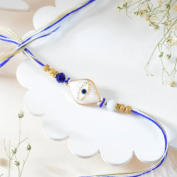 Elegant Evil Eye Rakhi Set