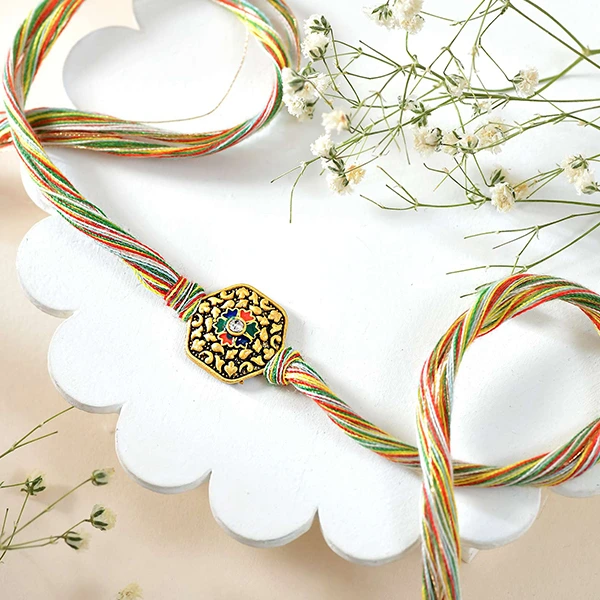 Antique Charm Rakhi Set – Pack of 4