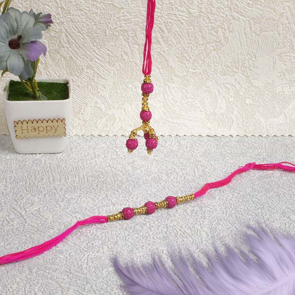 Designer Bhaiya Bhabhi Rakhi Set