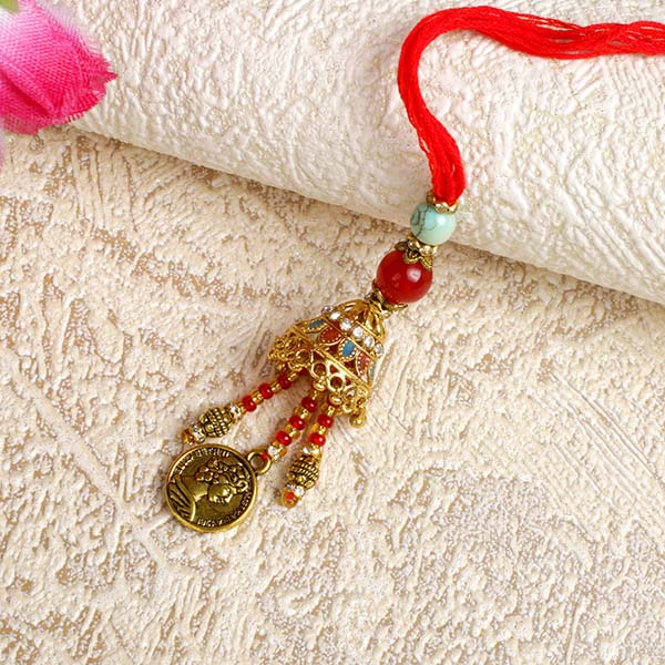 Modern Designer Lumba Bhabhi Rakhi