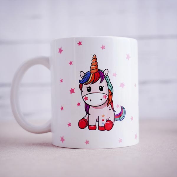 One Unicorn Mug with One Bournville Combo