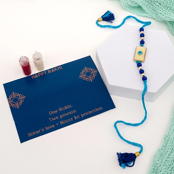 Blue Evil Eye Rakhi