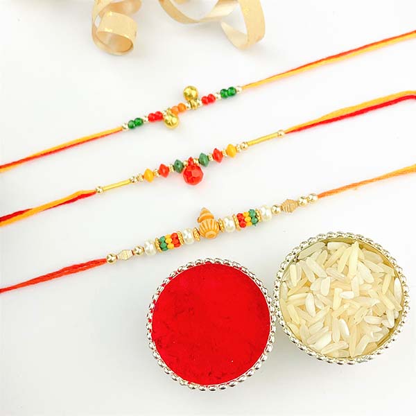 Set of 3 Traditional Rakhis