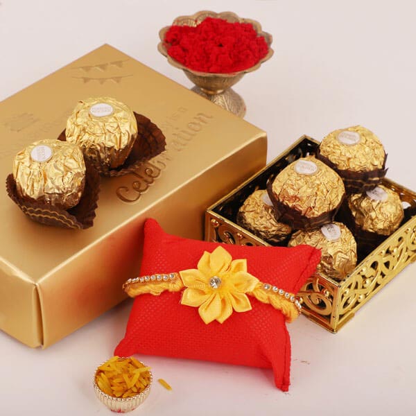 Sunny Rakhi & 12pc Ferrero