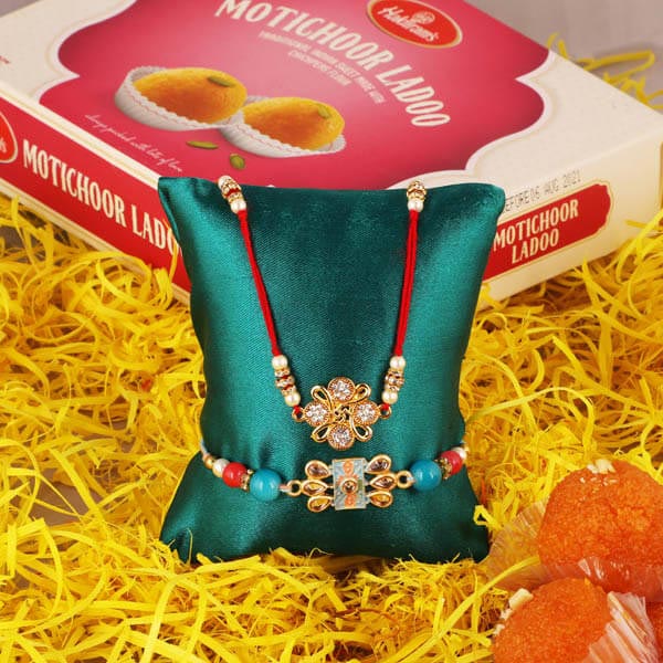 Delicate Rakhis & Boondi Laddoo