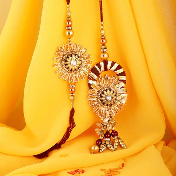 Shining Bhaiya Bhabhi Rakhi