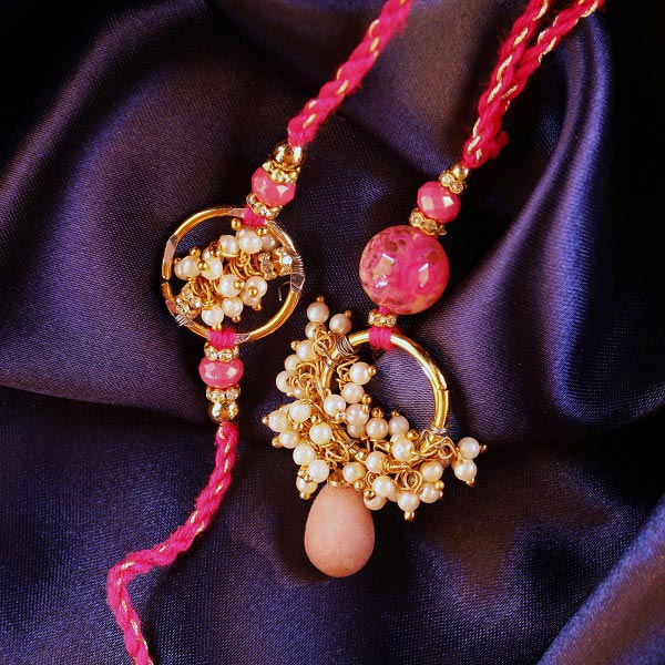 Ethnic Bhaiya N Bhabhi Rakhi Set