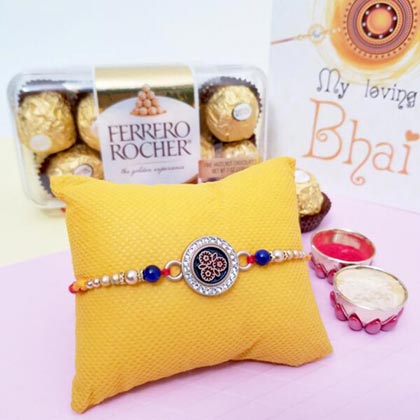 A pretty Rakhi with Ferrero