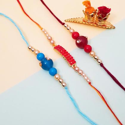 Triplet Rakhi Set