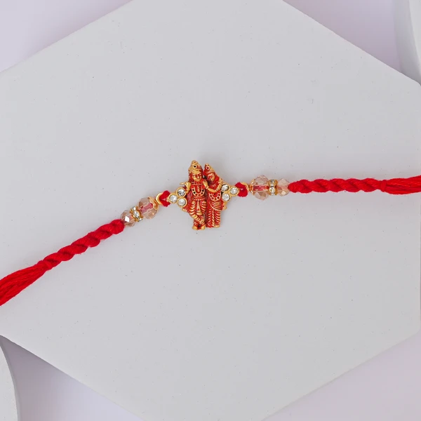 Radha Krishna Rakhi with Lindt Excellence
