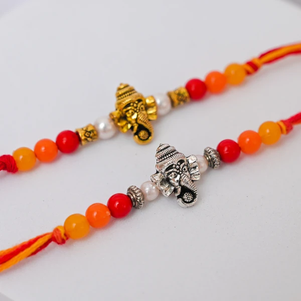 Premium Ganesha Rakhi Collection