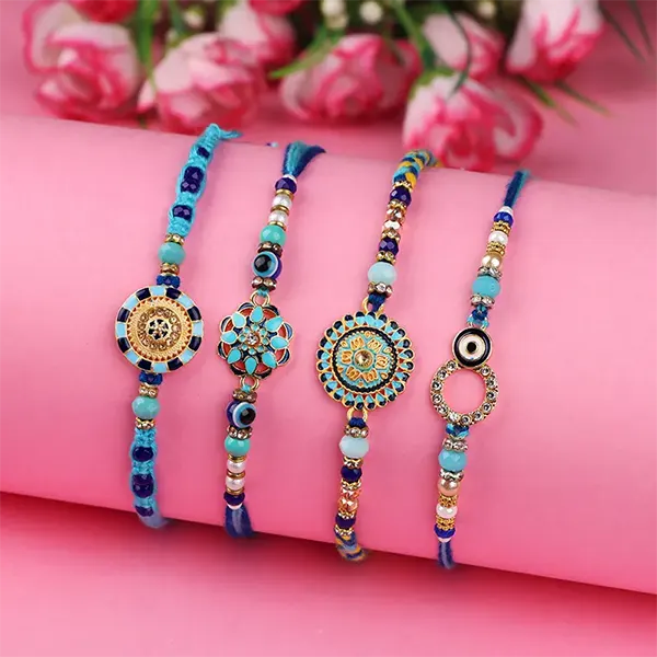 Magnificent 4 Set of Rakhi - For Finland