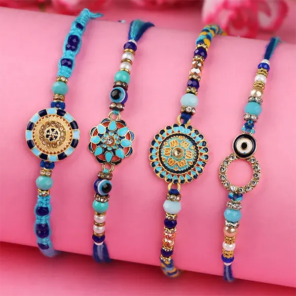 Magnificent 4 Set of Rakhi - For Finland