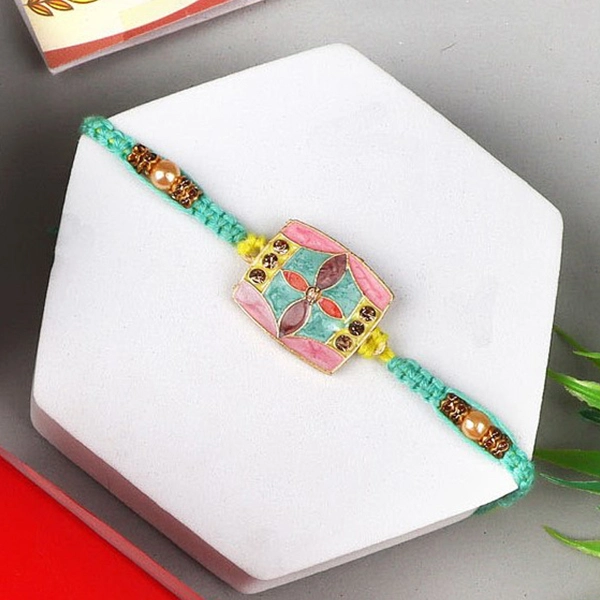 Fascinating Rakhi with Sweet & Cashews