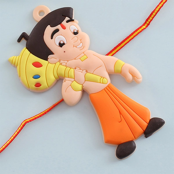 Chotta Bheem Kids Rakhi & Soan Papdi Sweet