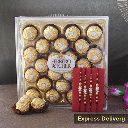 Sweet N Magical Rakhi Combo