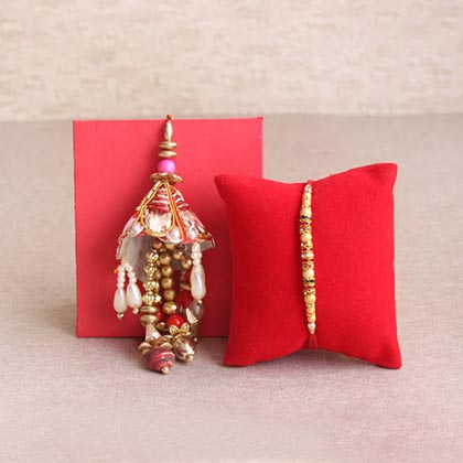 1 Kg Mewa Bite with Bhaiya Bhabhi Rakhi