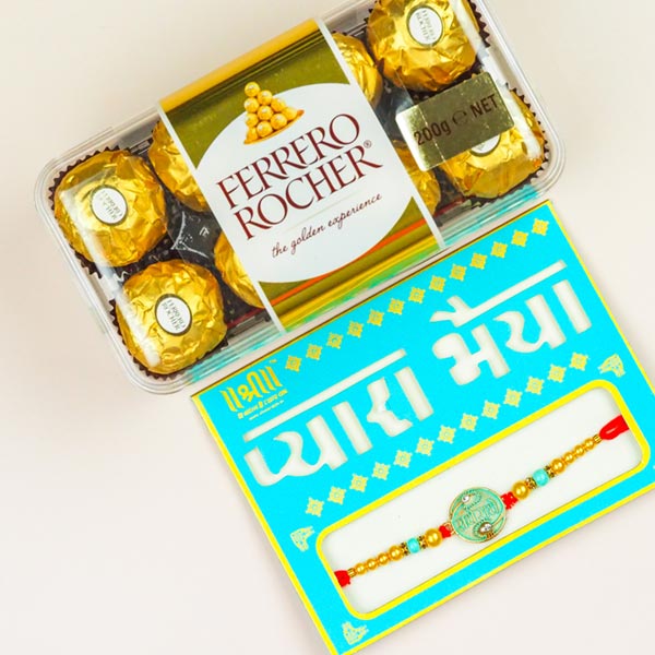 Radhe Radhe Rakhi And Ferrero Rocher