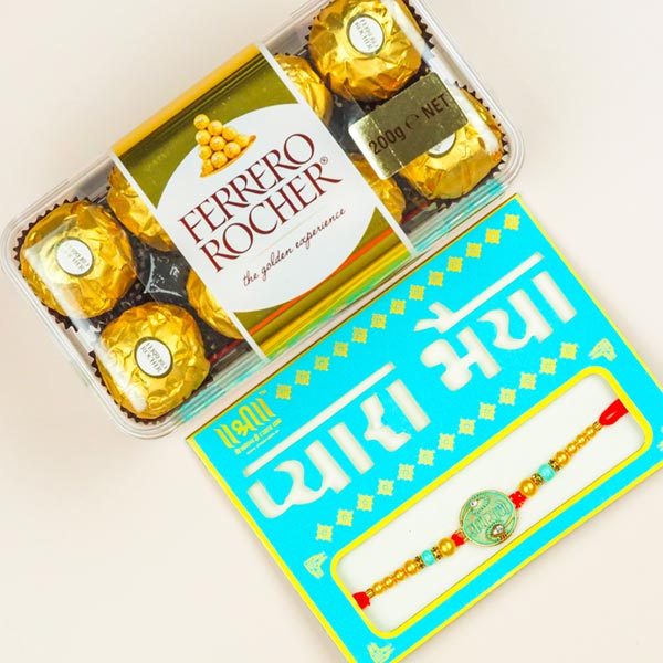 Radhe Radhe Rakhi And Ferrero Rocher