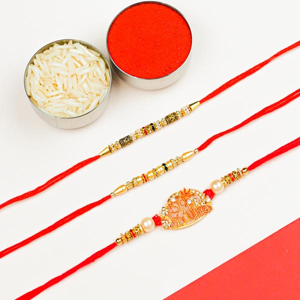 Big Brother & Pearl 3 Rakhi Set