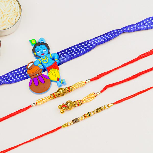 Bhaiya Bhabhi & Kids 4 Rakhi Combo