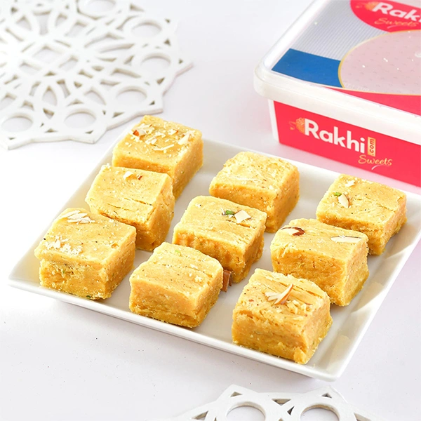 Bhaidooj Raksha Sutra with Soan Papdi