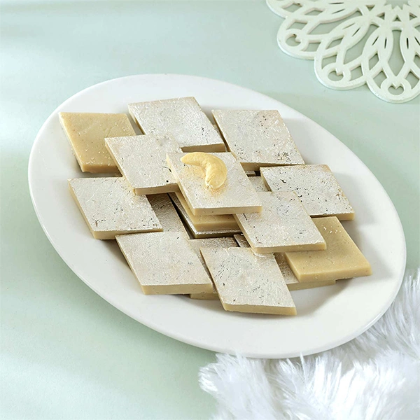 Radiant Rakhi with Kaju katli