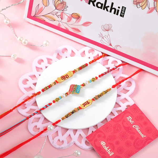 Set of 3 Bhai Rakhis