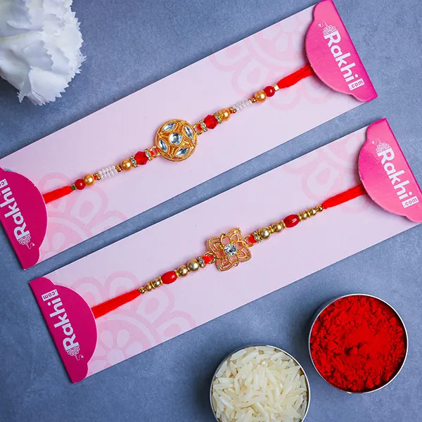 Set of 2 Adorable Rakhi